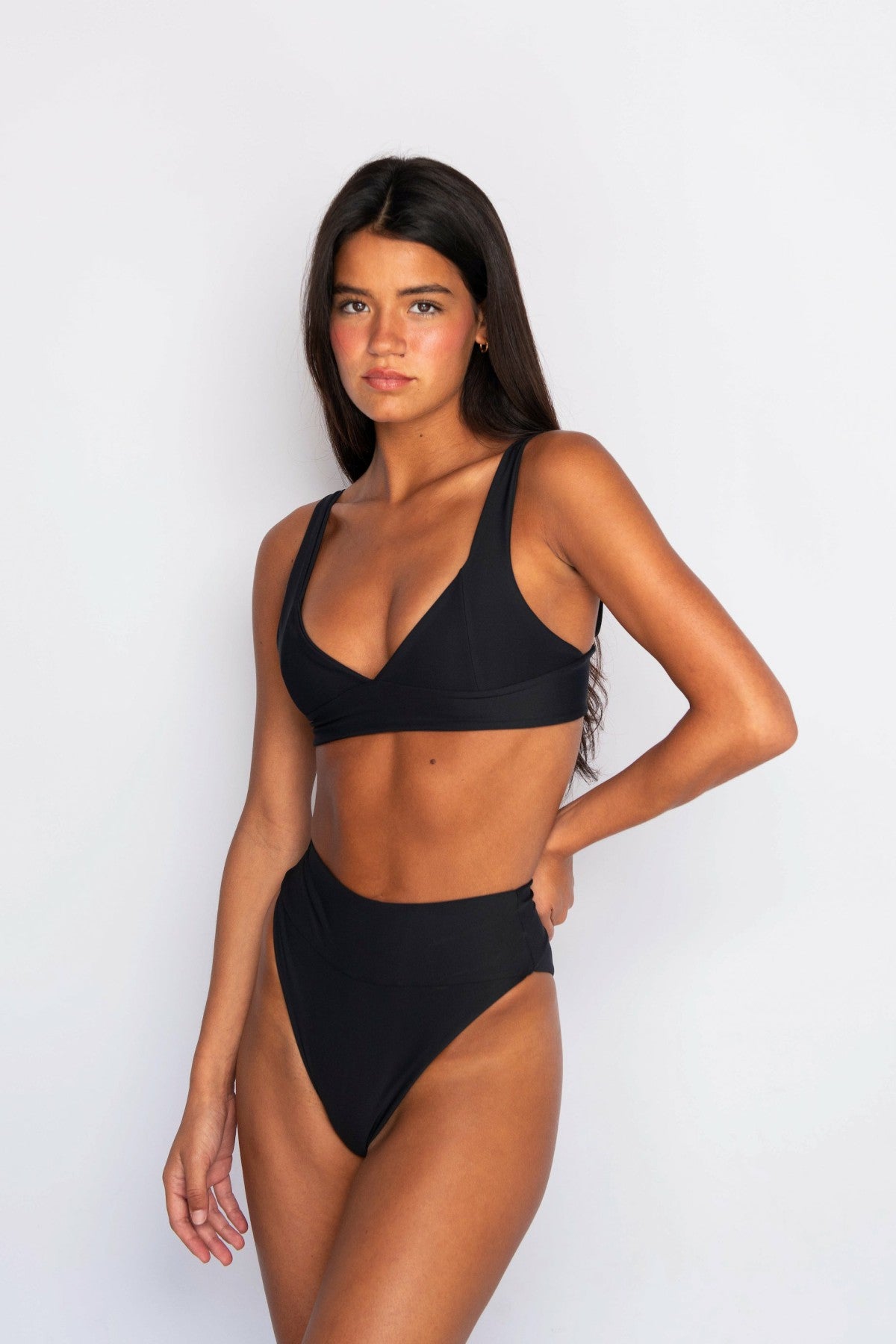 Skatie Freya Bottom in Black - Swim