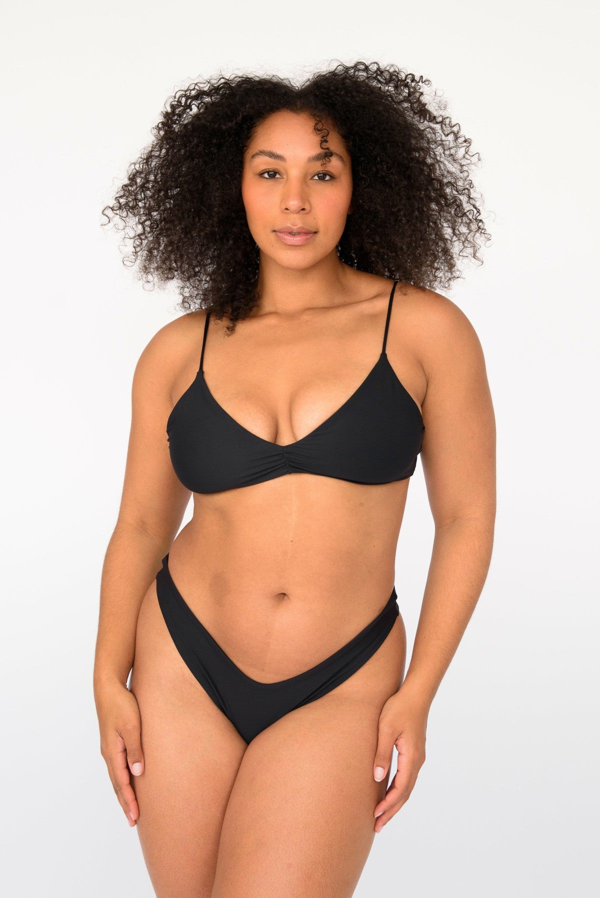 Skatie Parker Bikini Bottom in Black - Swim