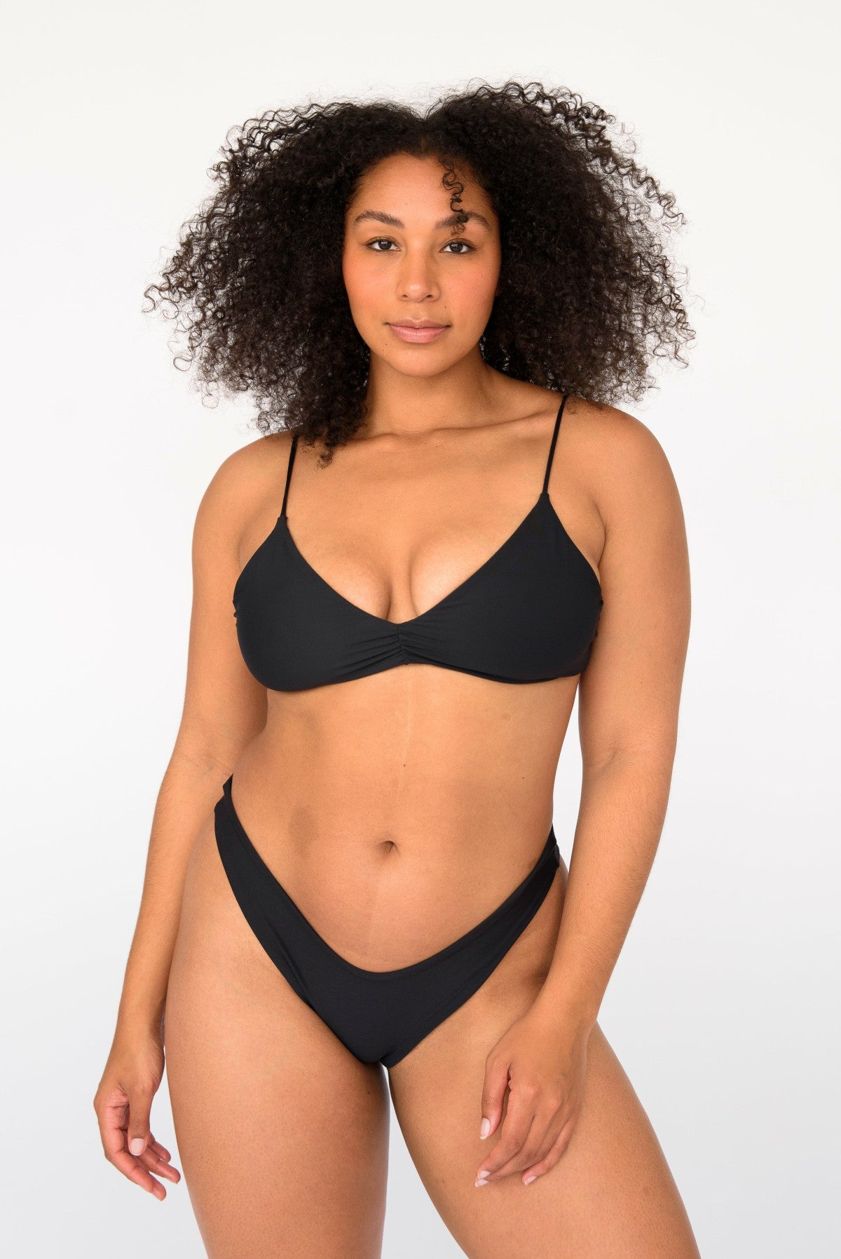 Skatie Betsy Bikini Top in Black - Swim