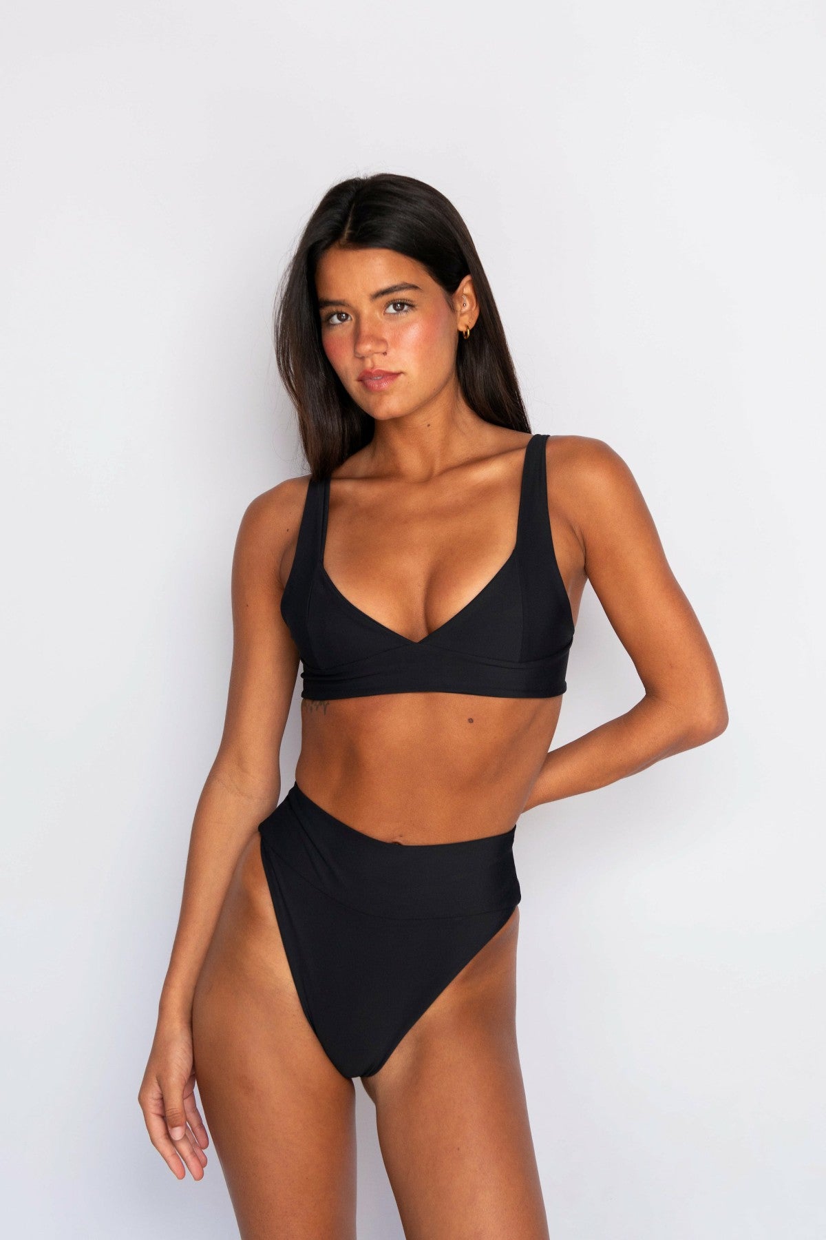 Skatie Freya Bottom in Black - Swim