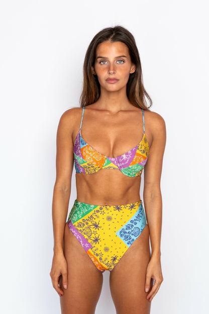 Skatie Kate Top in Antibes Glossy - Swim|New Arrivals