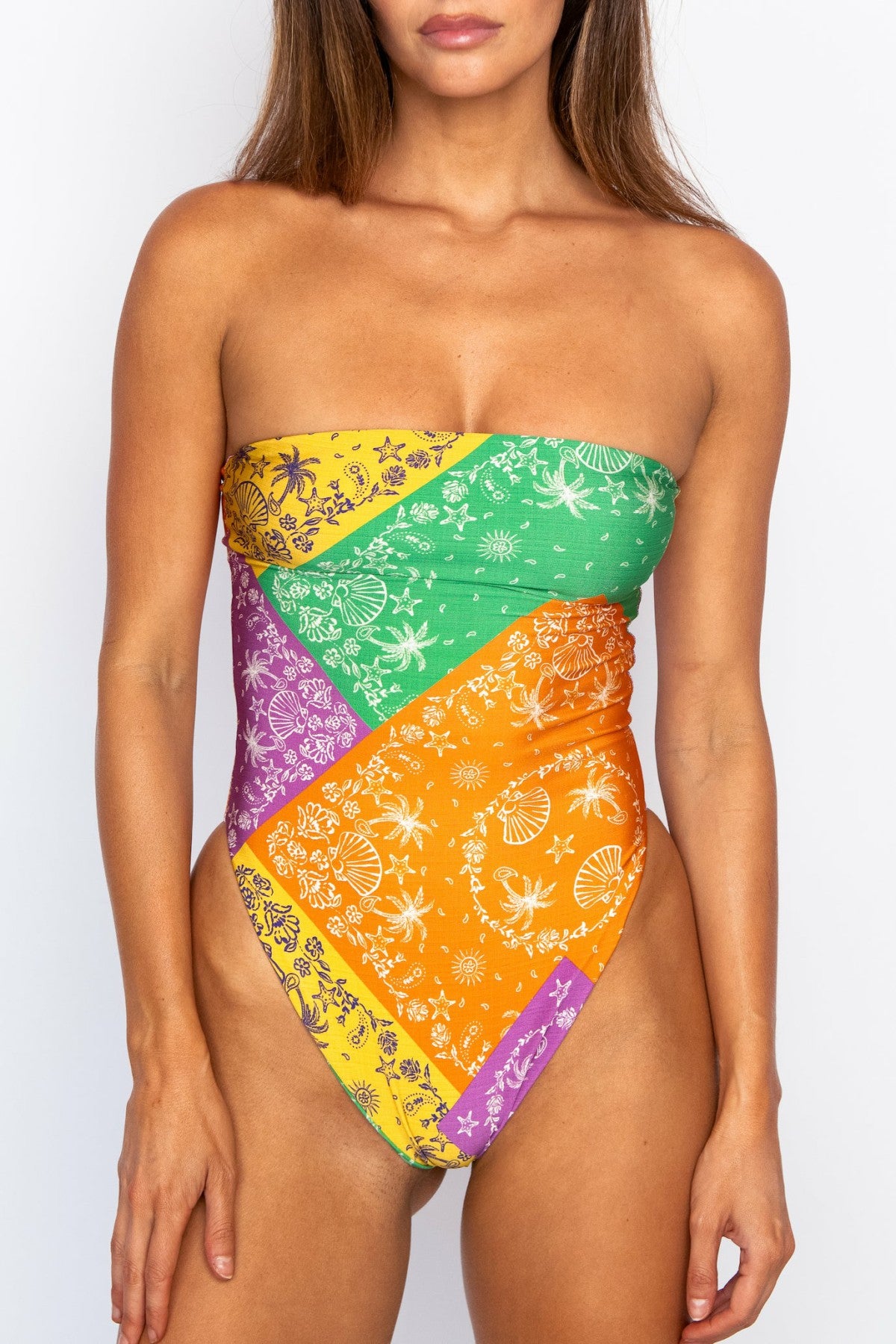 Skatie Amy One Piece in Antibes Glossy - Swim|New Arrivals