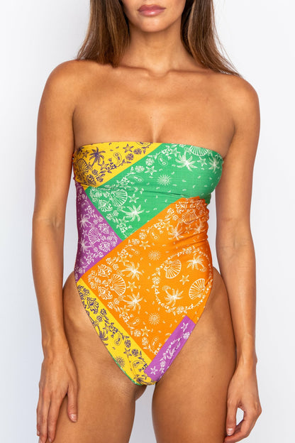 Skatie Amy One Piece in Antibes Glossy - Swim|New Arrivals