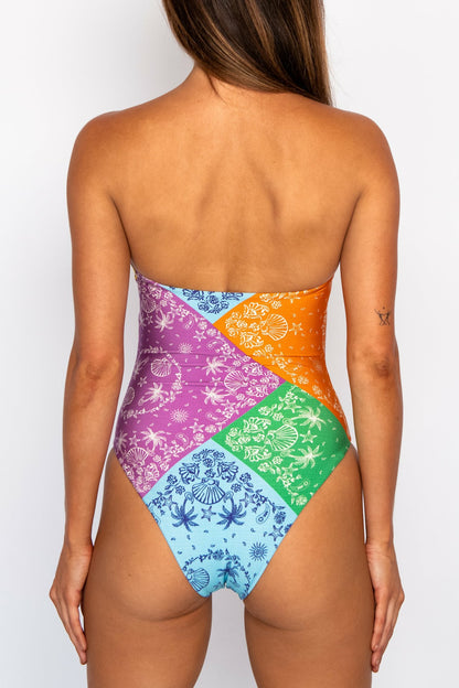 Skatie Amy One Piece in Antibes Glossy - Swim|New Arrivals