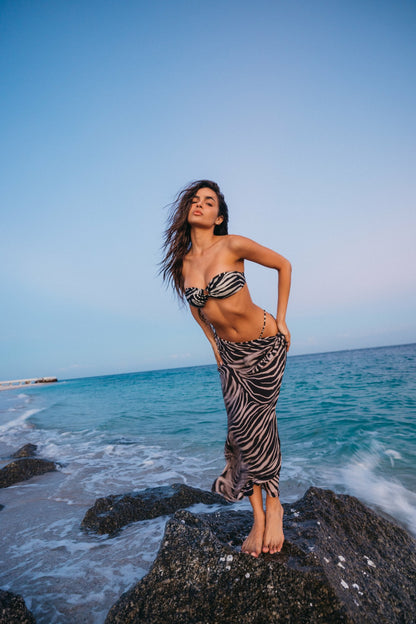 Skatie Marissa Skirt Satin in Gasparilla - Swim|Clothing