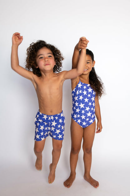 Skatie Jones Swim Trunks in Mustang - Swim|New Arrivals