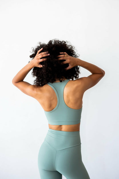 Skatie Shirley Sports Bra in Sage - Active