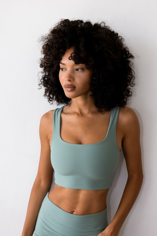 Skatie Carter Sports Bra in Sage - Active
