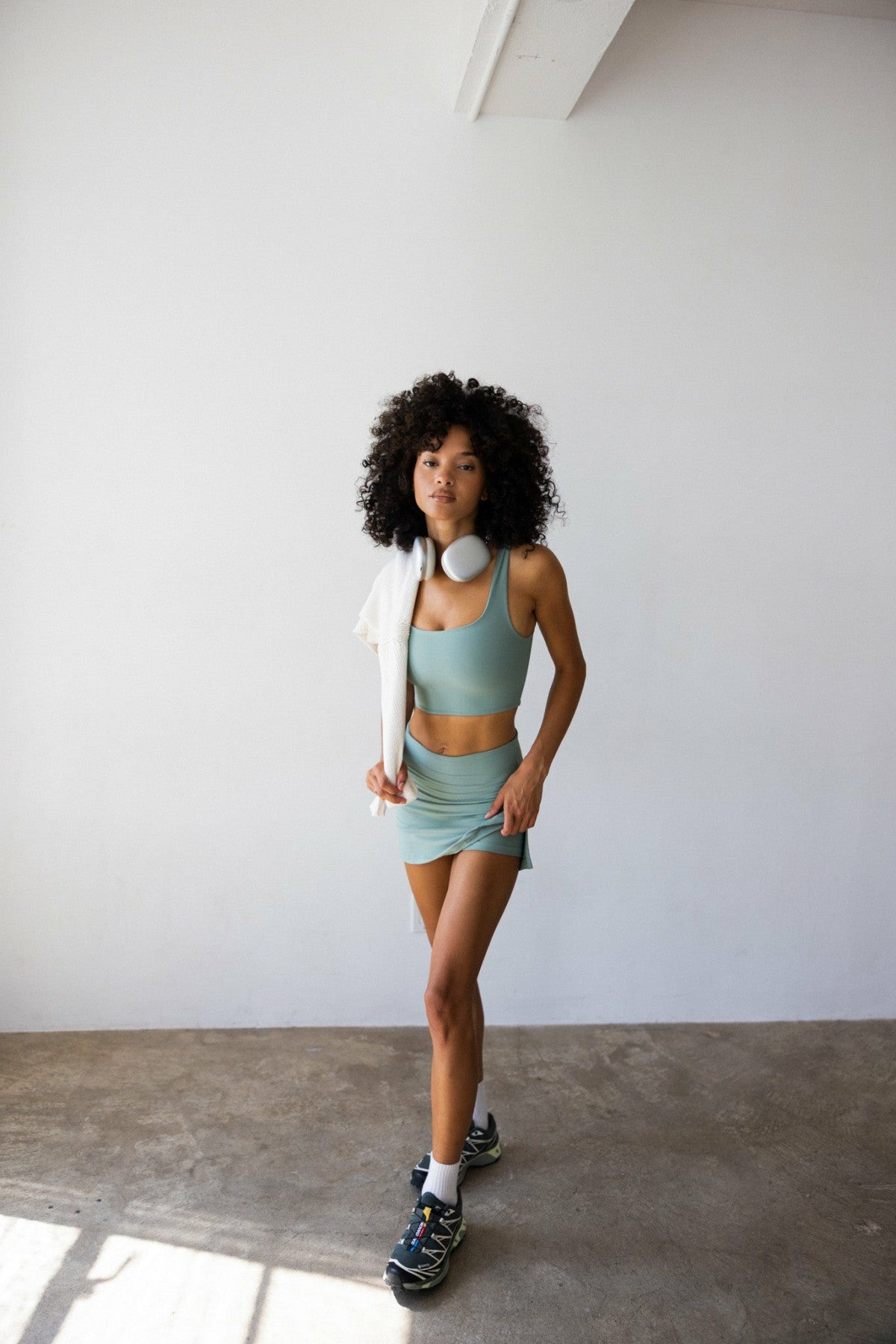 Skatie Carter Sports Bra in Sage - Active