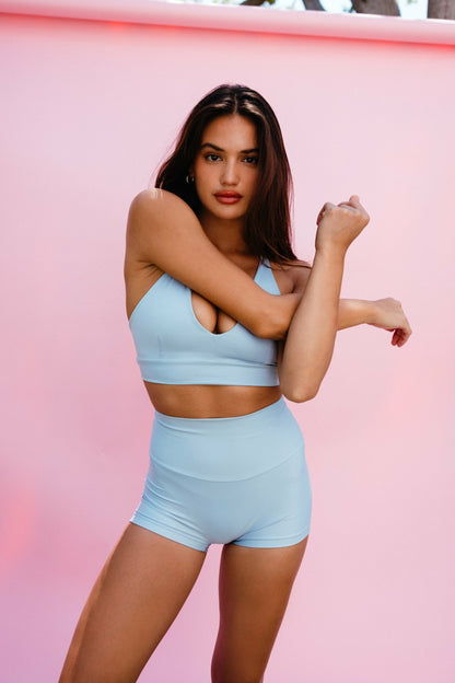 Skatie Amber Sports Bra in Baby - Active|Sale