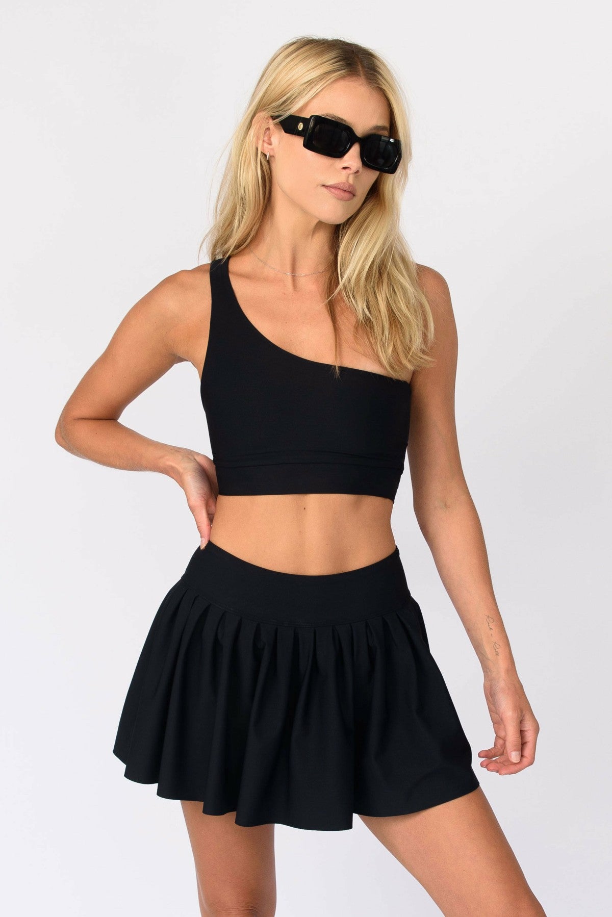 Skatie Ansley Sports Bra in Black - Active