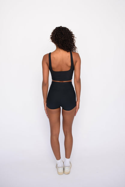 Skatie Winnie Sports Bra in Black - Active