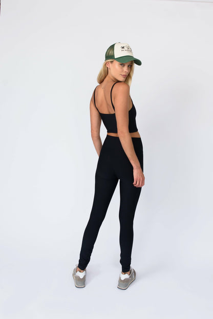 Skatie Paige Crop in Black - Active