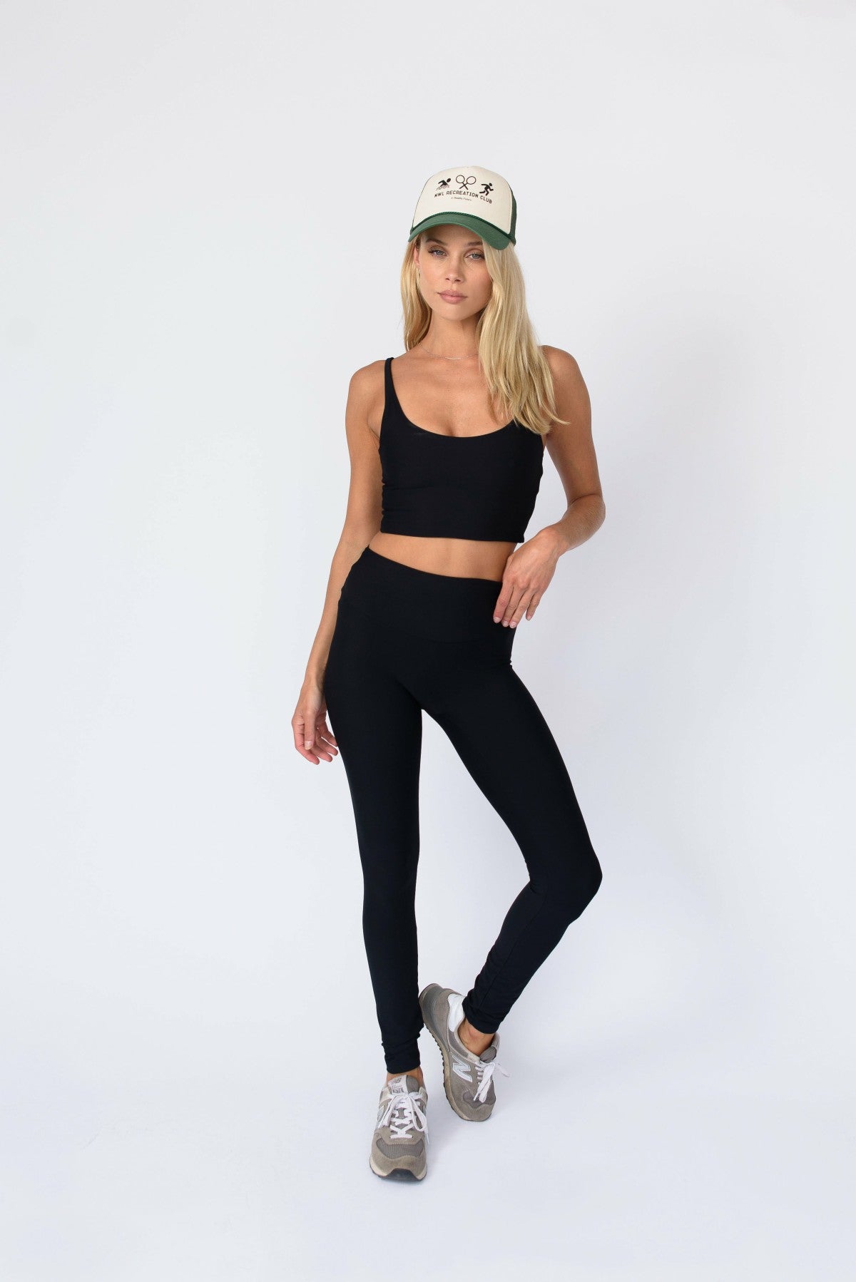 Skatie Paige Crop in Black - Active