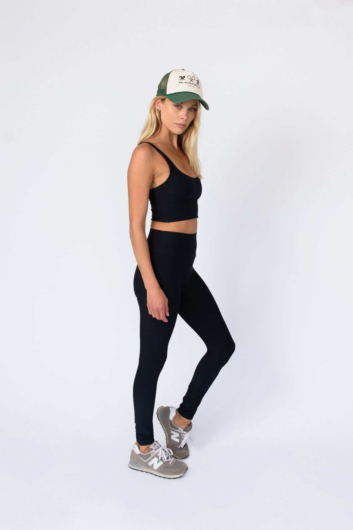 Skatie Paige Crop in Black - Active