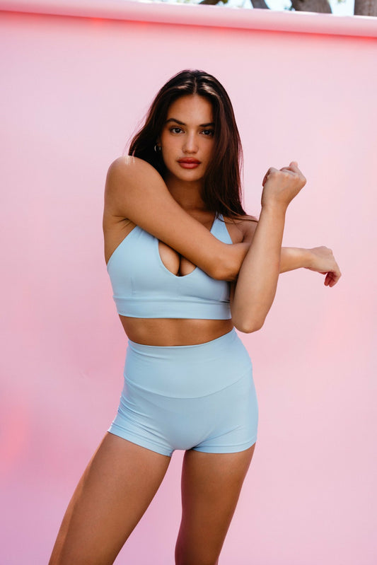 Skatie Kiki Booty Short in Baby - Active|Sale