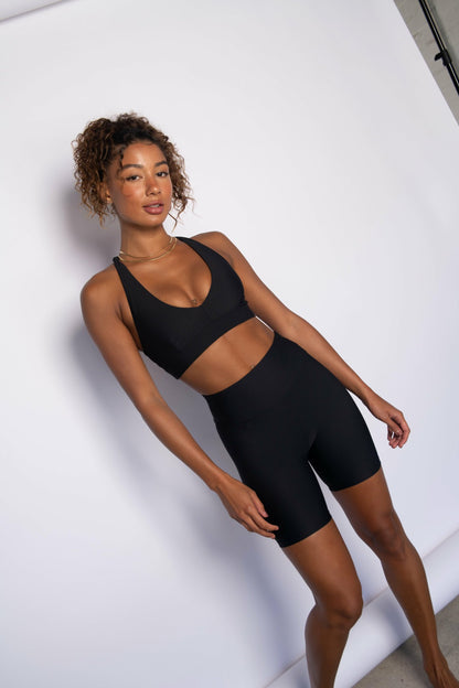 Skatie Cece Bike Short in Black - Active