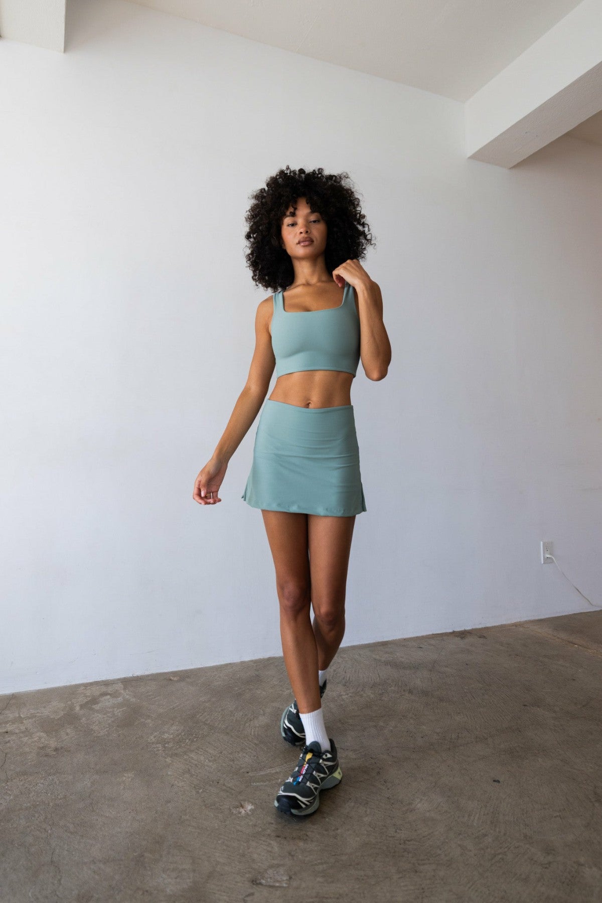 Skatie Naomi Skirt in Sage - Active