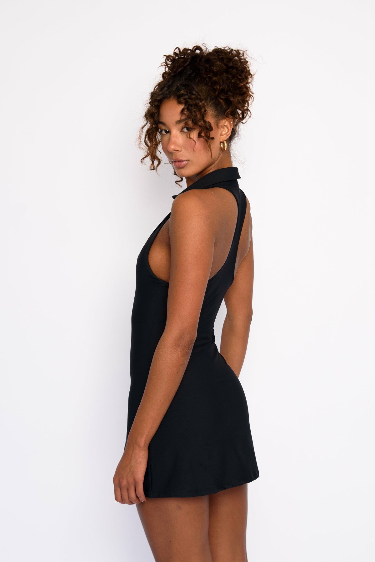 Skatie Coco Tennis Dress in Black - Active