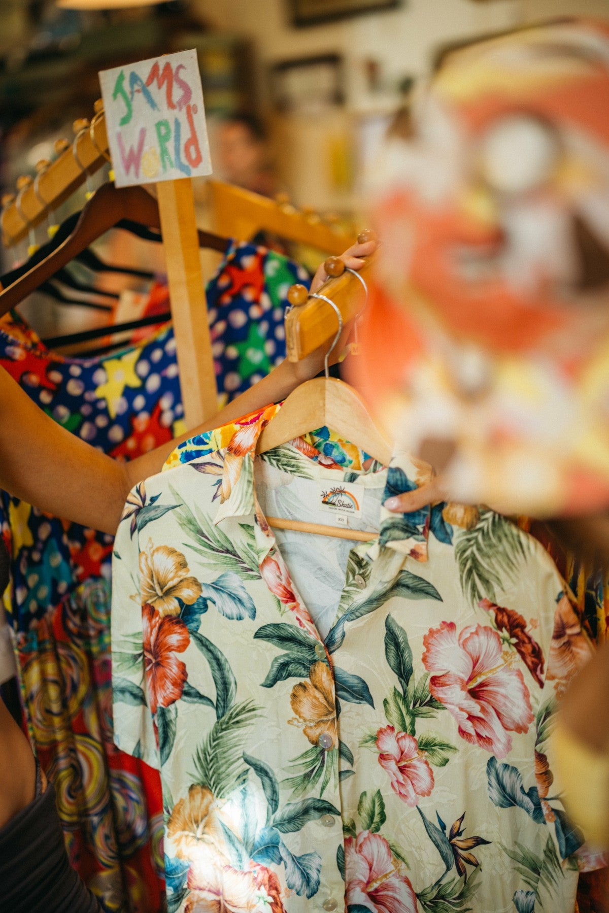 Skatie Tommy Button Down in Lei - Clothing|Swim