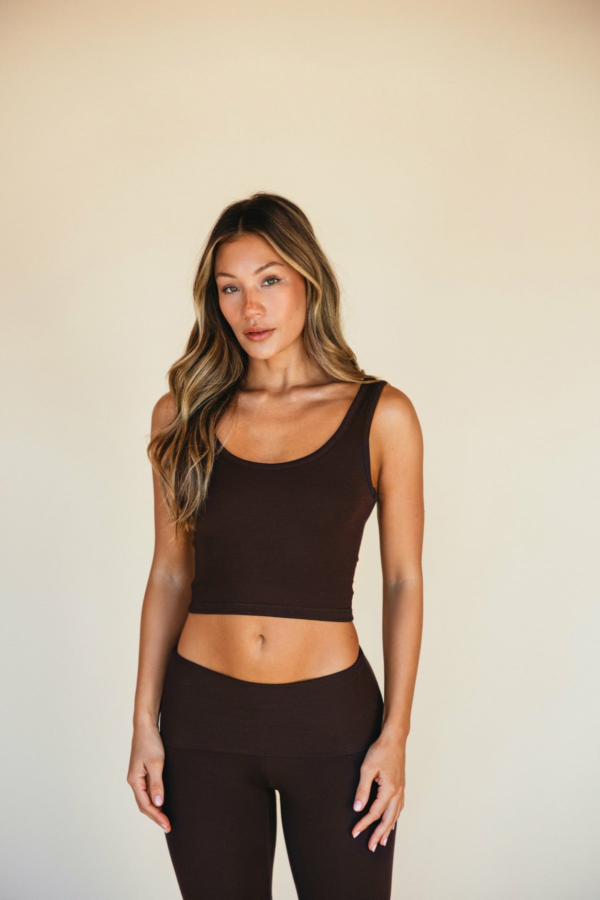 Skatie Britney Pants Baby Ribbed in Toasted - Clothing
