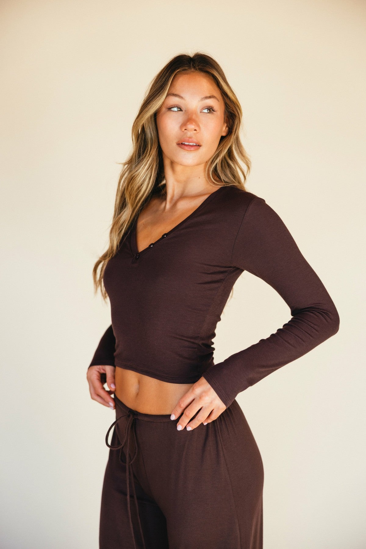 Skatie Ritchie Pants Jersey in Toasted - Clothing