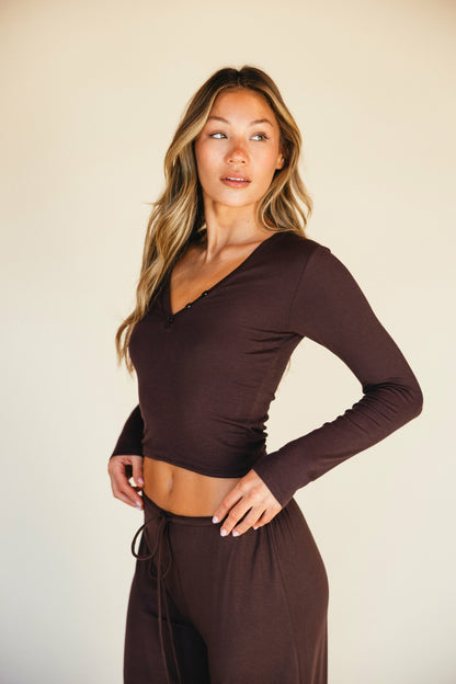 Skatie Ritchie Pants Jersey in Toasted - Clothing