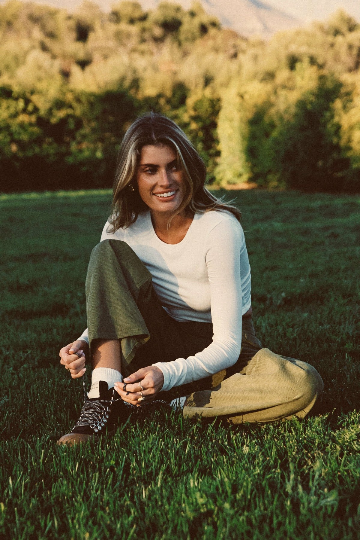 Skatie Nara Pants in Olive Corduroy - Clothing|Wardrobe