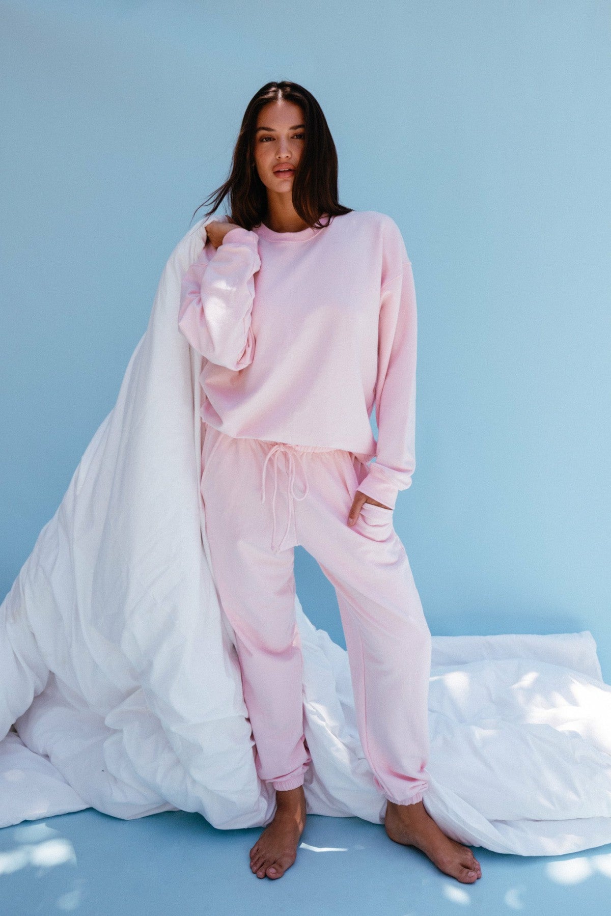 Skatie CLOUDLUX Rocky Sweatpants in Bubblegum - Clothing