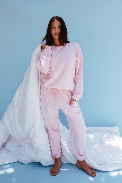 Skatie CLOUDLUX Rocky Sweatpants in Bubblegum - Clothing