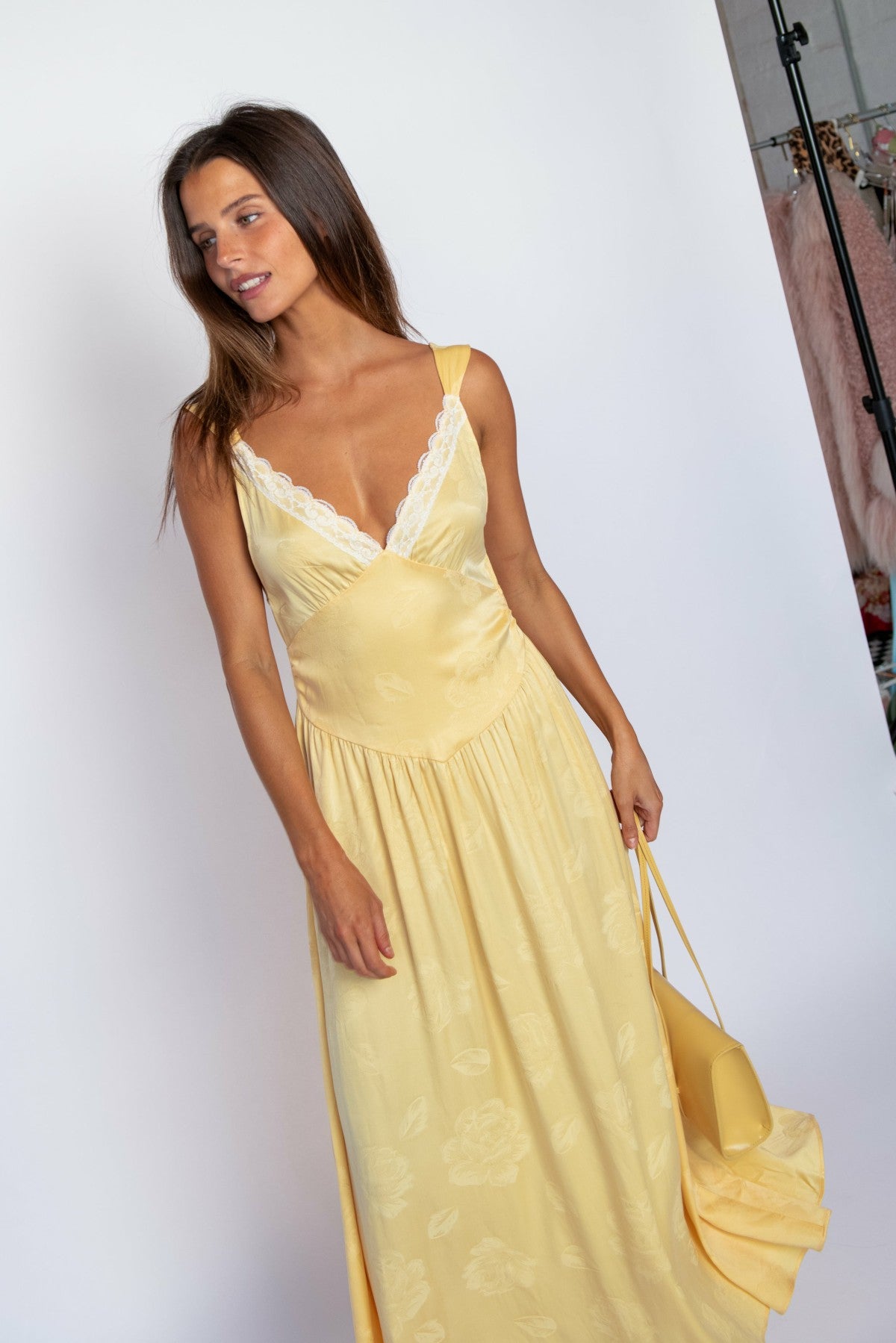 Skatie Perla Dress in Lemon - Clothing|New Arrivals