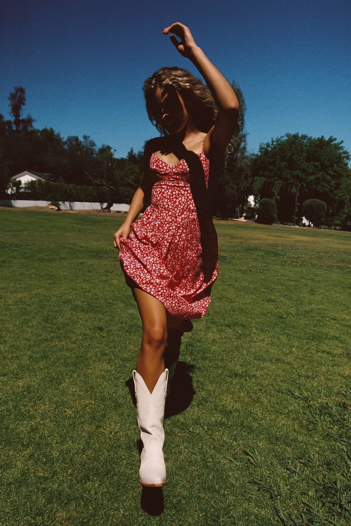 Skatie Aurora Midi Dress in Corvette - Clothing|New Arrivals