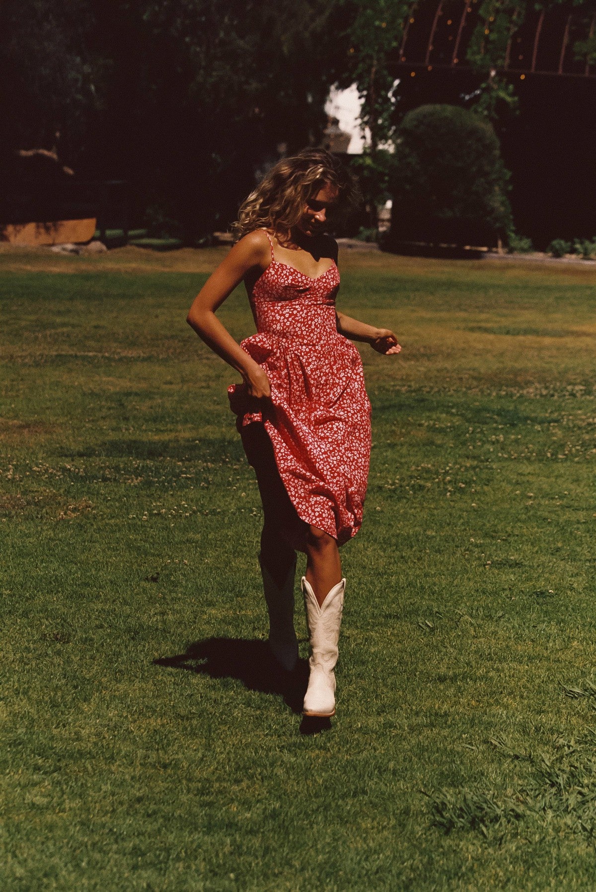 Skatie Aurora Midi Dress in Corvette - Clothing|New Arrivals