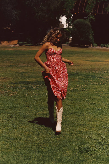 Skatie Aurora Midi Dress in Corvette - Clothing|New Arrivals