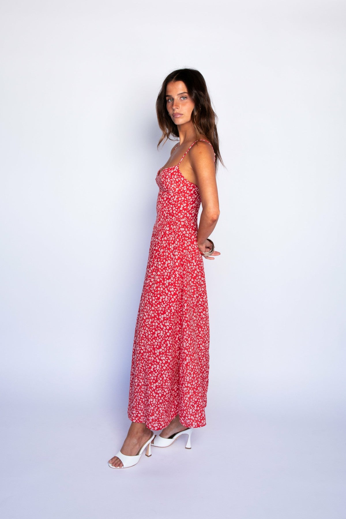 Skatie Aurora Midi Dress in Corvette - Clothing|New Arrivals