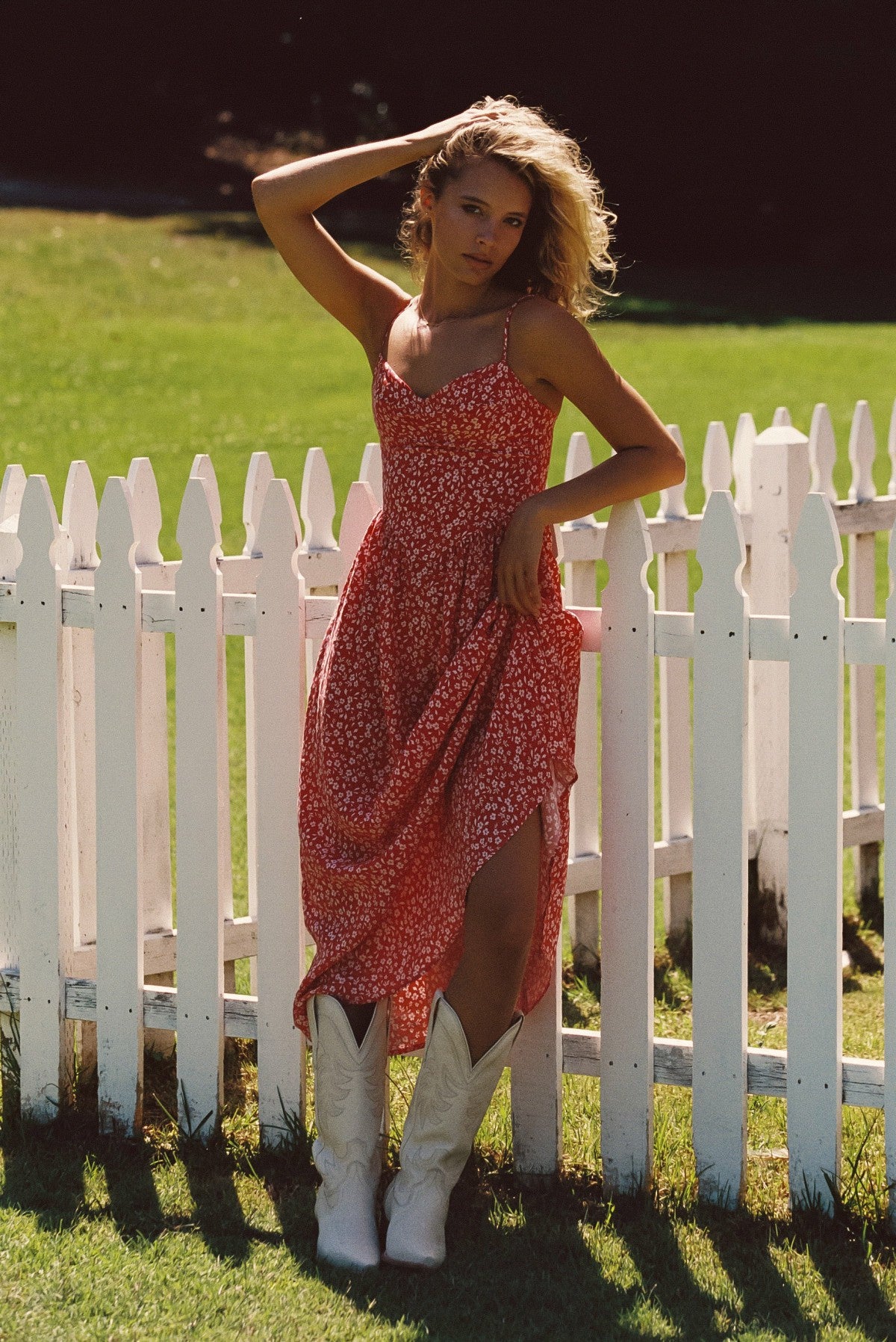 Skatie Aurora Midi Dress in Corvette - Clothing|New Arrivals