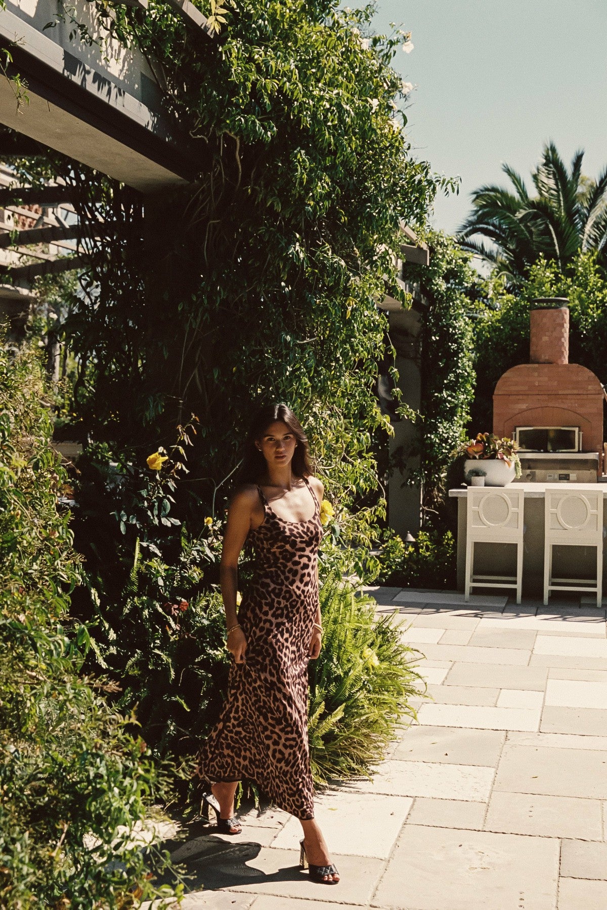 Skatie Clancey Midi Dress in Taormina - Clothing