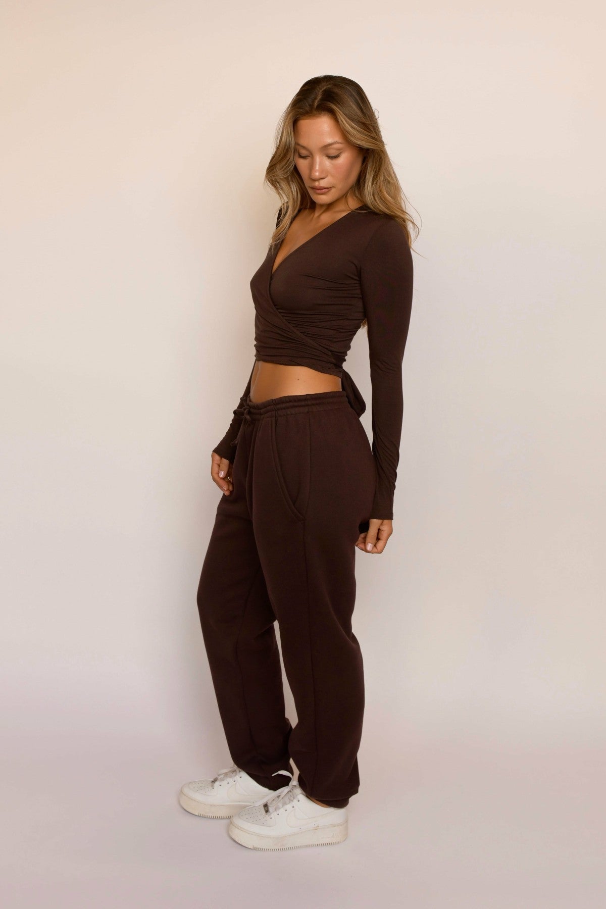 Skatie Ultralux Rocky Sweatpants in Toasted - Clothing