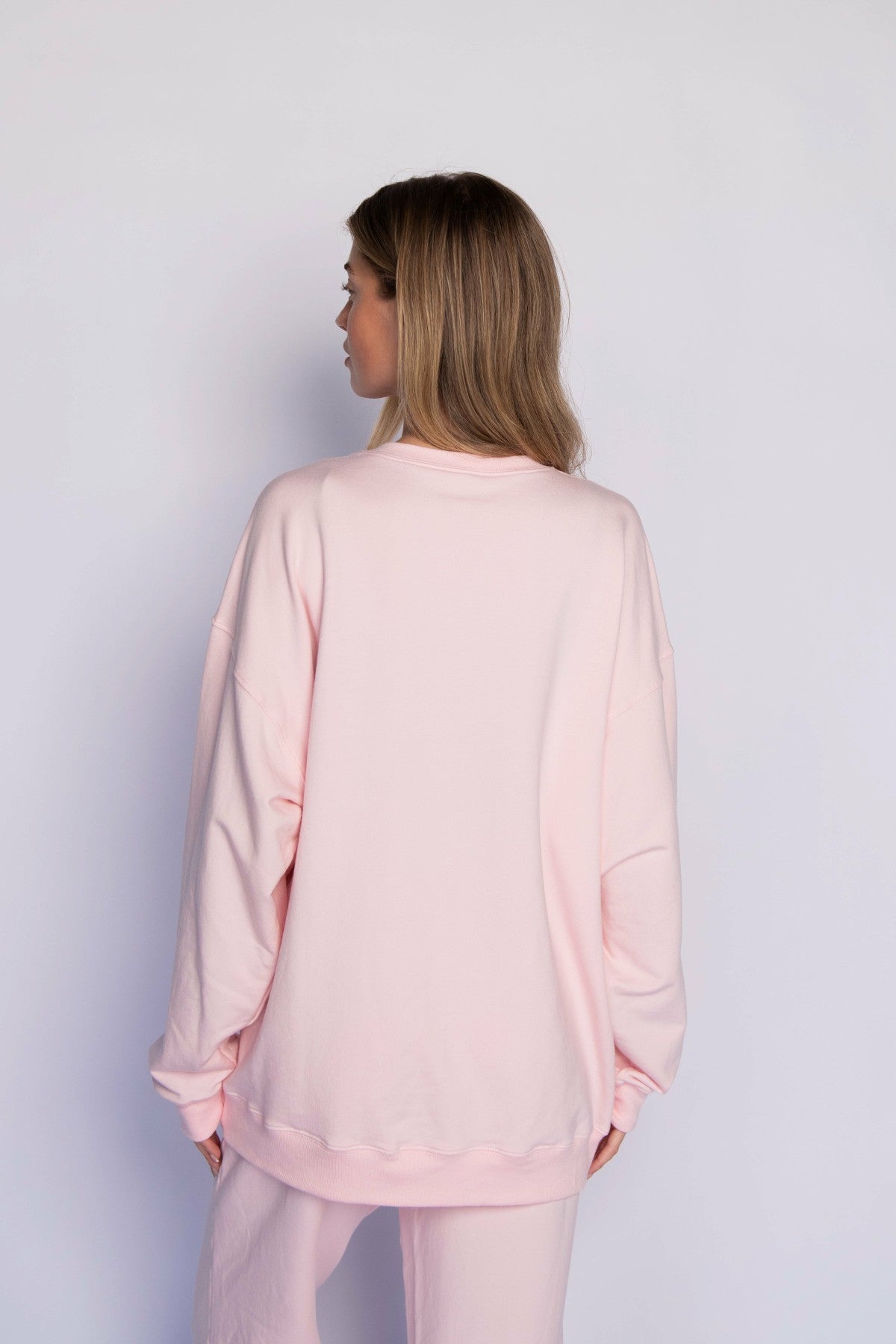 Skatie CLOUDLUX Chris Crewneck in Bubblegum - Clothing