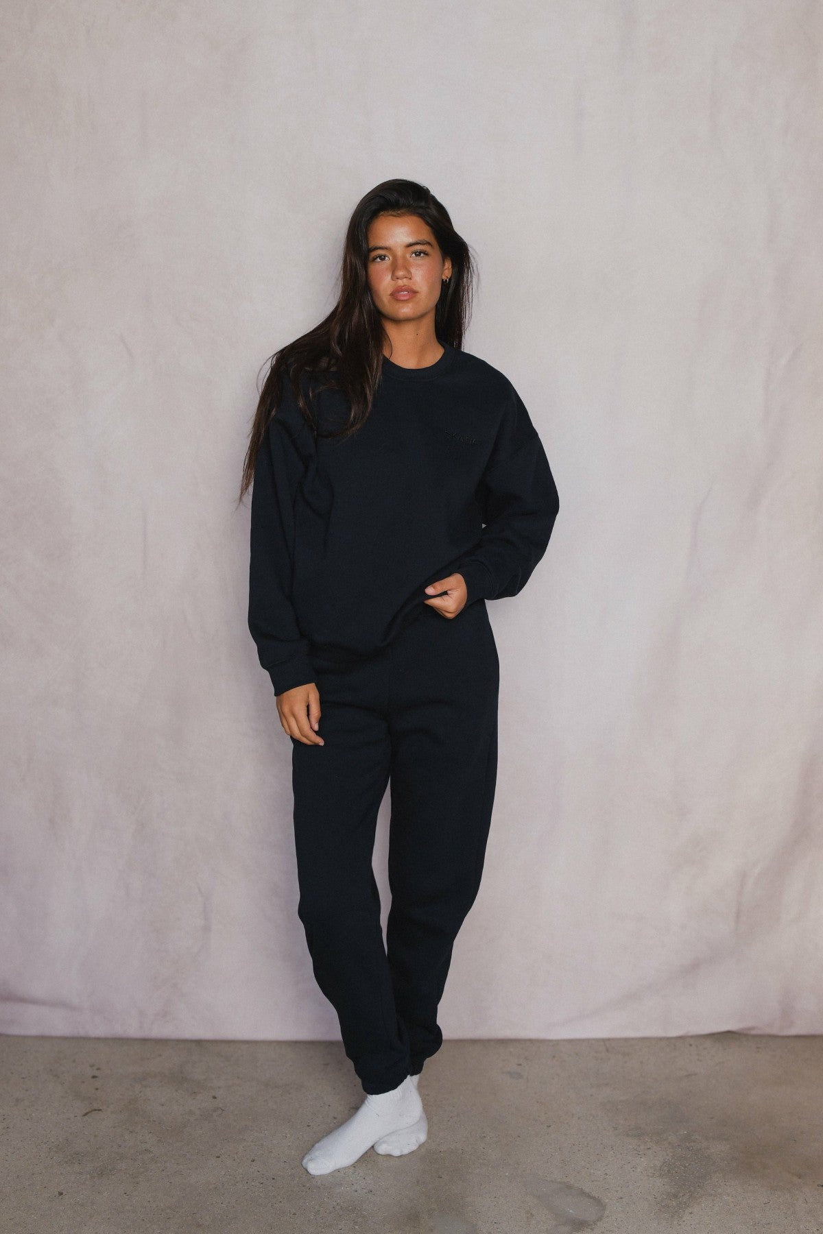 Skatie Ultralux Ziggy Sweatpants in Black - Clothing