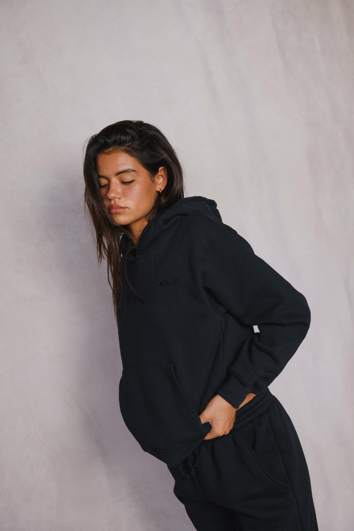 Skatie ULTRALUX Ana Hoodie in Black - Clothing