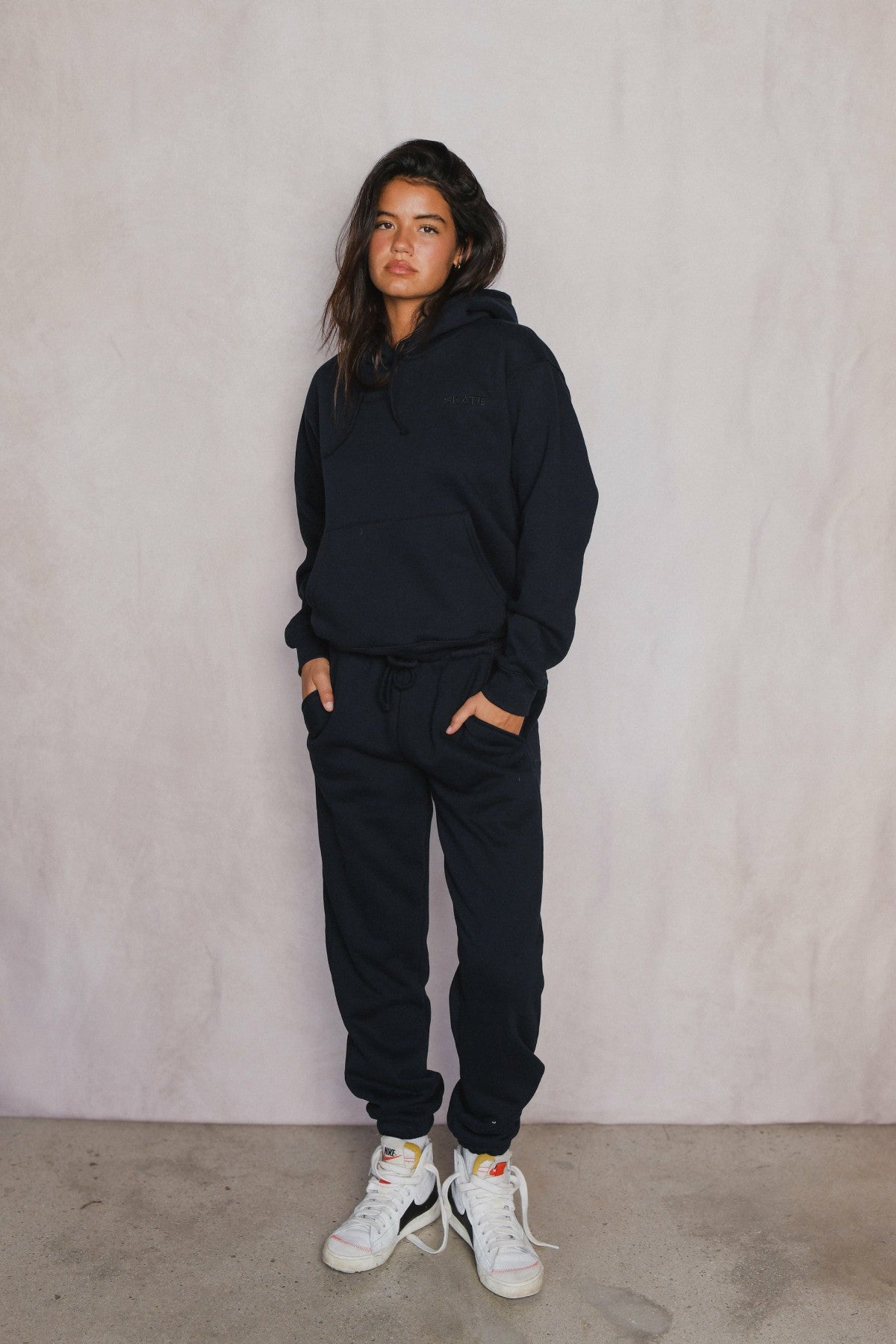 Skatie ULTRALUX Ana Hoodie in Black - Clothing