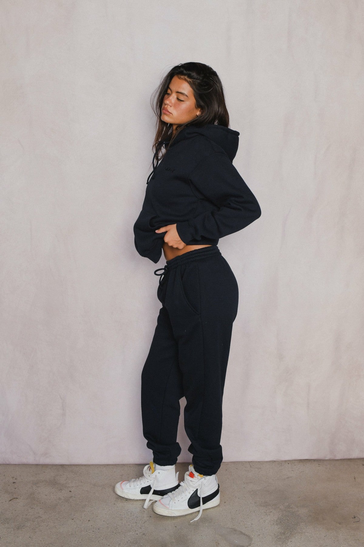Skatie ULTRALUX Ana Hoodie in Black - Clothing
