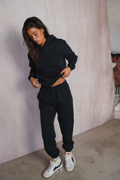 Skatie Ultralux Rocky Sweatpants in Black - Clothing