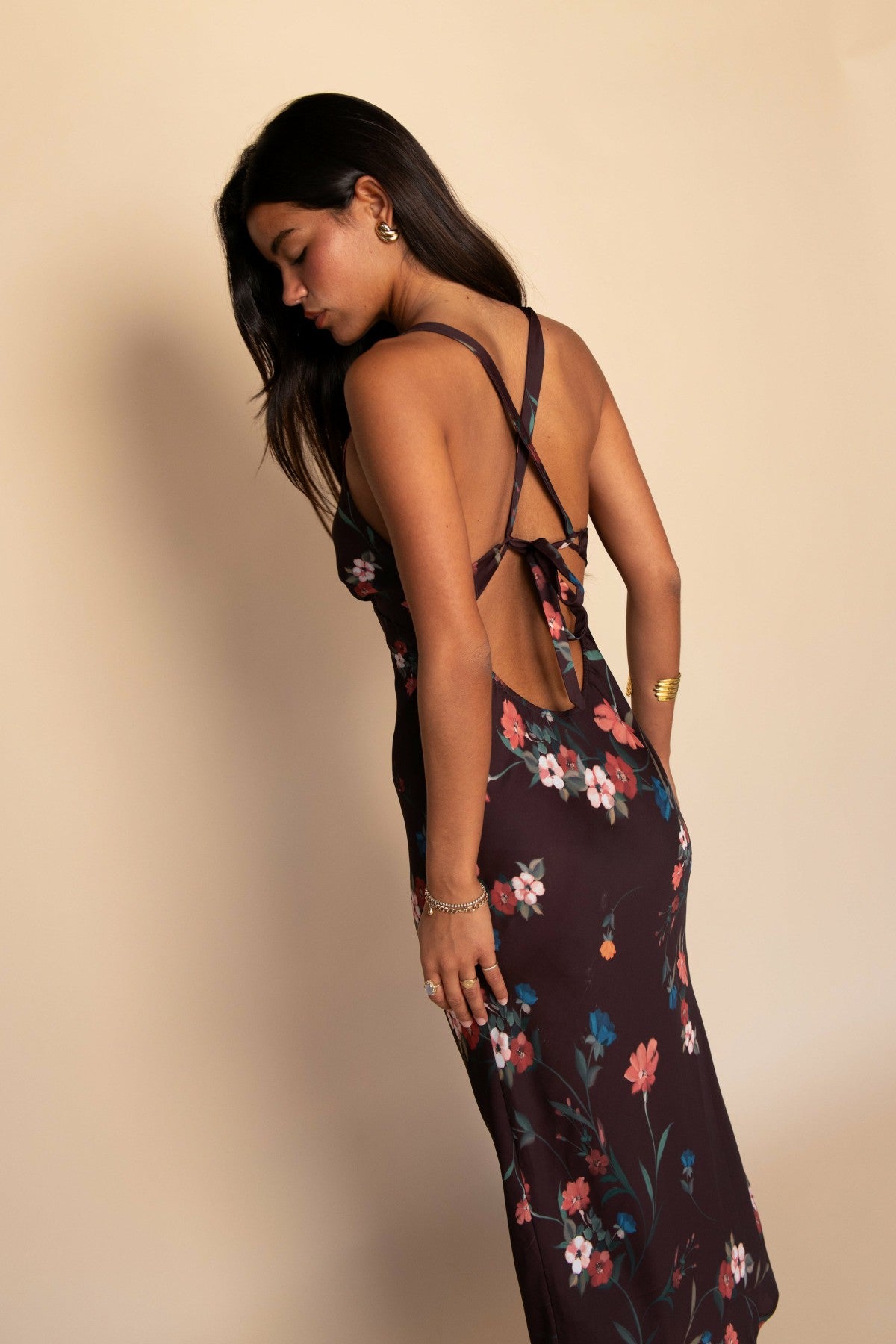 Skatie Sabrina Midi Dress Satin in Valley - Wardrobe|Sale|Clothing