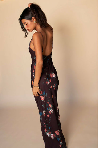 Skatie Samantha Maxi Dress Satin in Valley - Wardrobe|Sale|Clothing