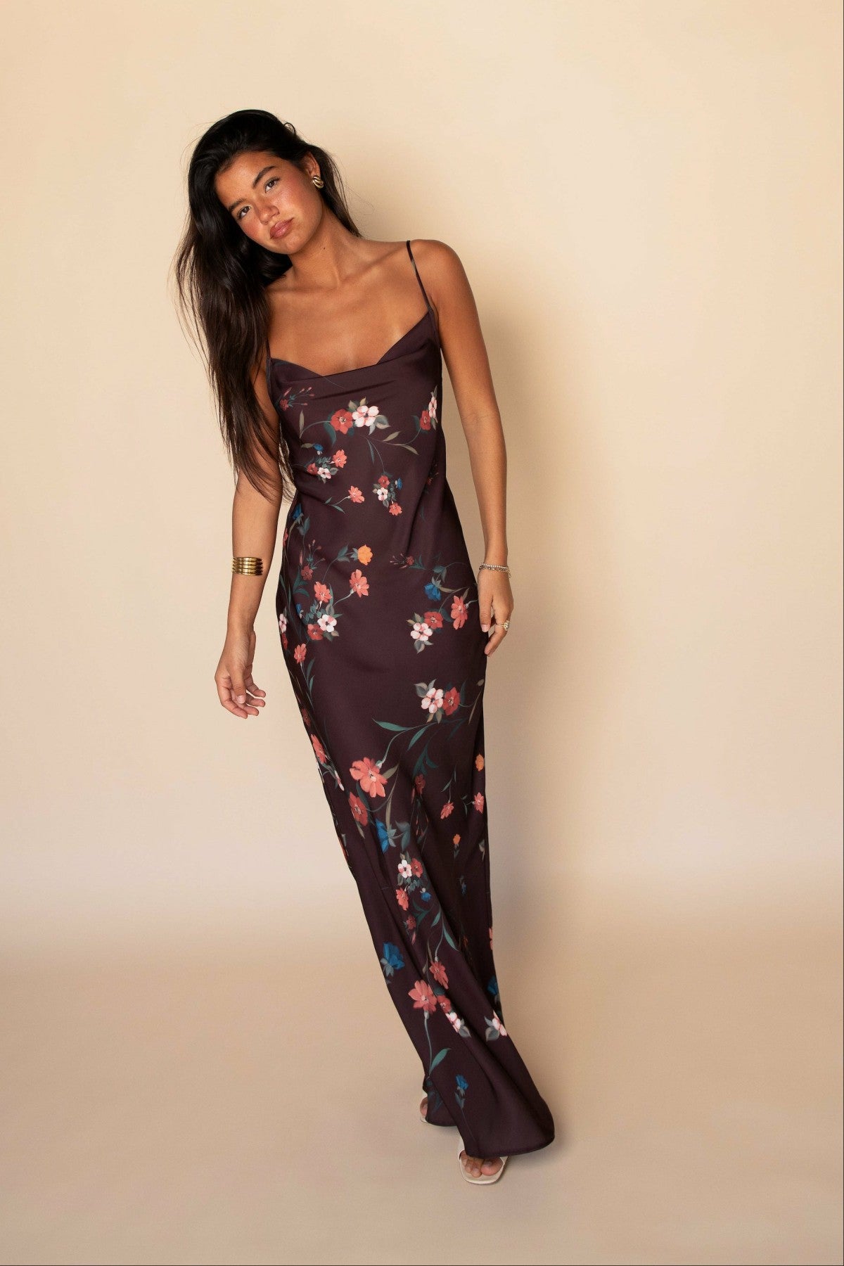 Skatie Samantha Maxi Dress Satin in Valley - Wardrobe|Sale|Clothing