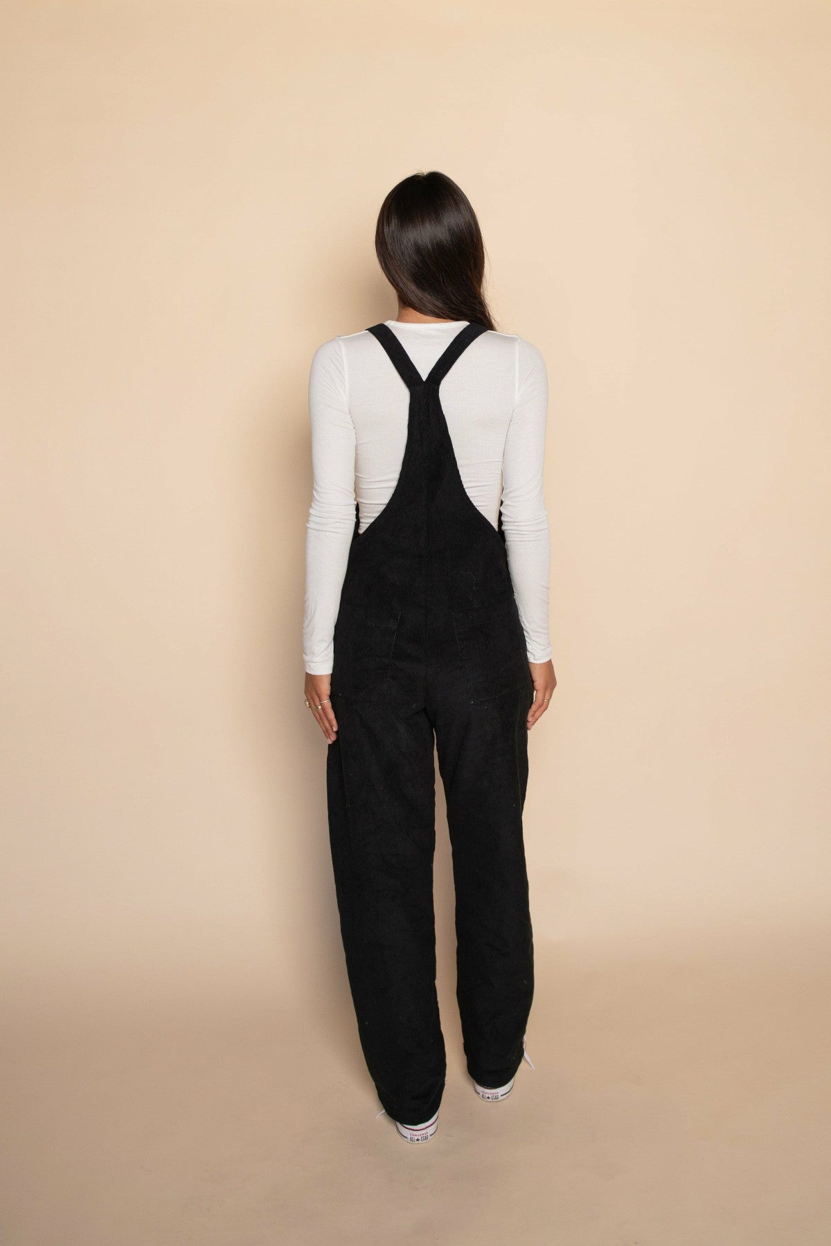 Skatie Meave Overalls in Black Corduroy - Wardrobe