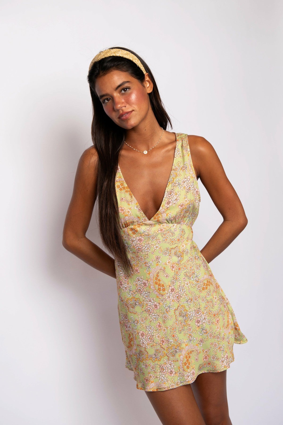 Skatie Suki Mini Dress Satin in Sorrento - Sale|Clothing