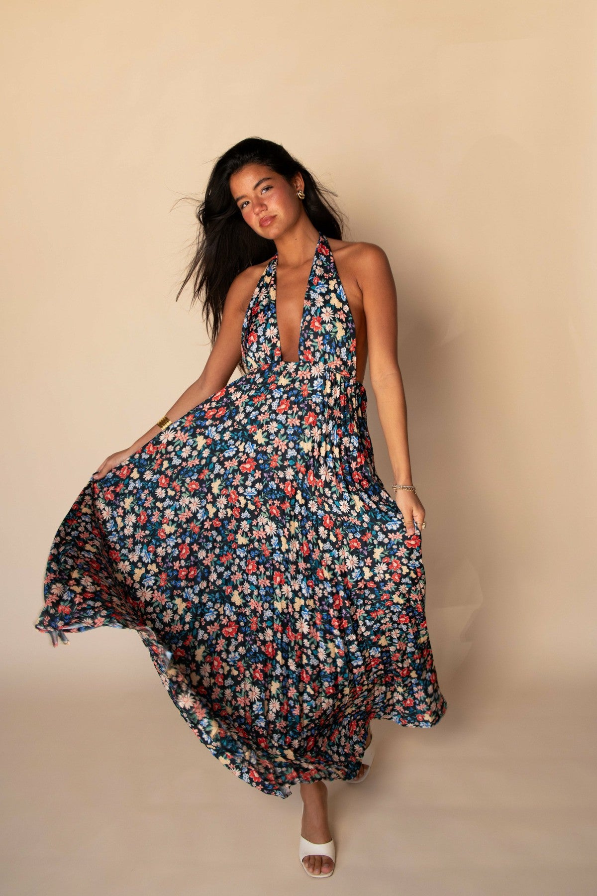 Skatie Selena Maxi Dress Satin in Prairie - Sale|Clothing|Wardrobe